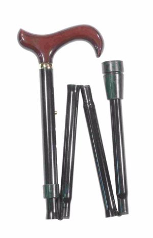 Folding Cane Derby Burgundy