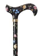 Derby Cane Black Floral