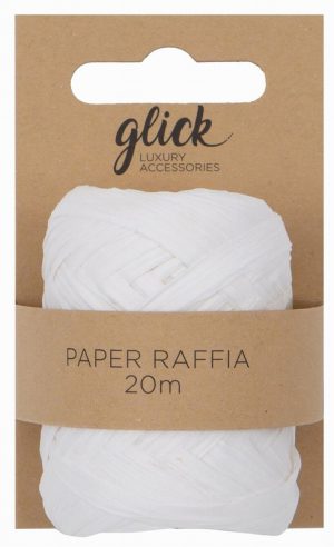 Paper Raffia White