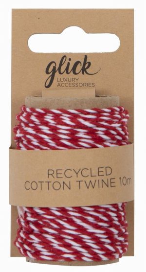 Recycled Cotton Twine Red
