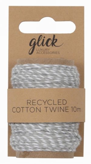 Recycled Cotton Twine Silver