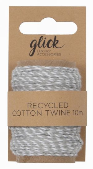 Recycled Cotton Twine Silver