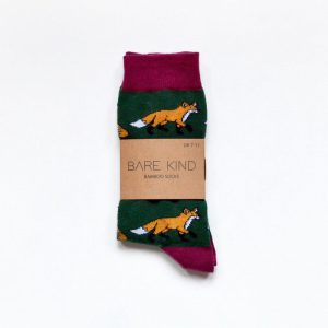 Bare Kind Socks Foxes 4-7