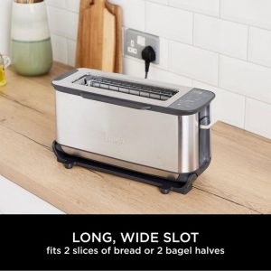 Ninja ST202UK 3-in-1 2 Slice Toaster – Grill and Panini Press –