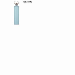 Bottle + Bamboo Lid Blue NL865026SKB