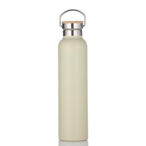 Tower Natural Life Water Bottle with Bamboo Lid Stone NL865026ST