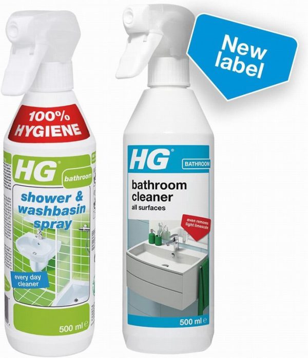 hg shower and washbasin spray 500ml