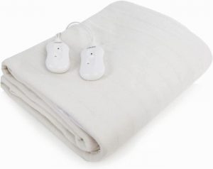 Carmen C81145 Fitted Double Electric Blanket Dual Control Heated
