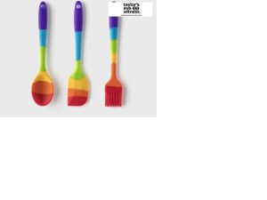 Mini Spoon/ Spatula/ Brush Rainbow LTSSET11RB3PC