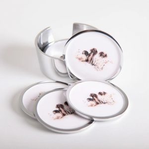 Spaniel Coaster Set of 6- Meg Hawkins Collection