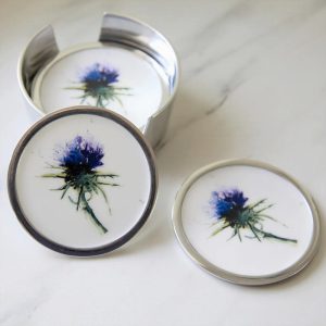 Thistles Coasters Set of 6- Meg Hawkins Collection