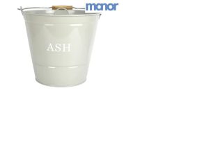 Ash Bucket with Lid Olive