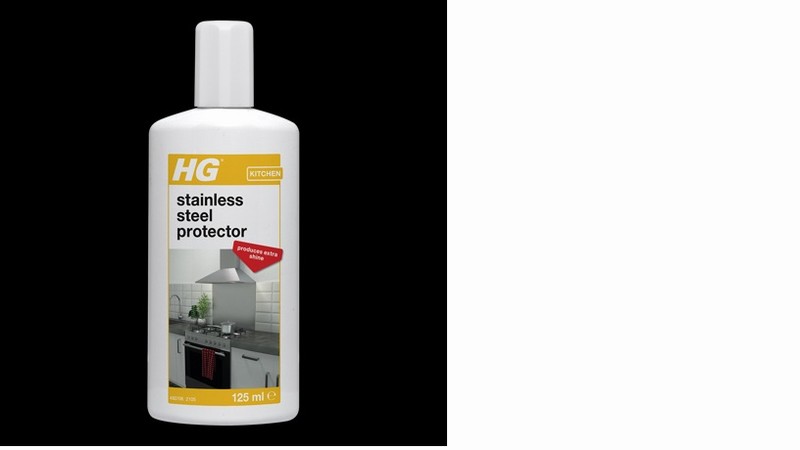 hg stainless steel quick shine for kitchens 125ml