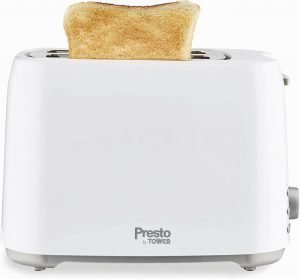 Tower Presto 2 Slice Toaster PT20055WHT White