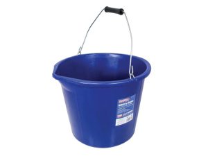 Faithfull Builder’s Industrial Bucket 14 litre (3 gallon) – Blue