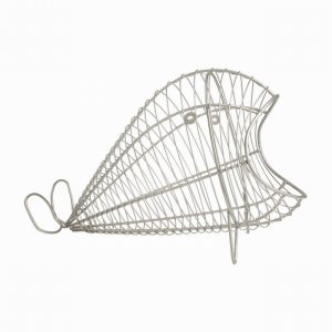 Ocean Whale Basket Satin Grey
