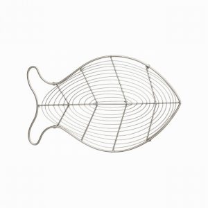 Ocean Fish Trivet Satin Grey