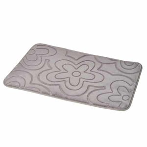 Clover Bath Mat Grey