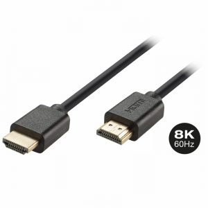 Vivanco 47177 HDMI 2.1 Cable 3 M Gold