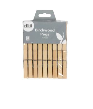 ELLIOTT 36 WOODEN PEGS