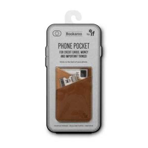 Bookaroo Phone Pocket – Brown
