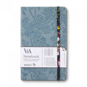 V & A Bookaroo A5 Journal Kilburn Black Floral