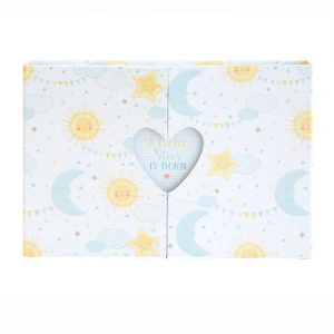 Photo album baby heart window sun moon