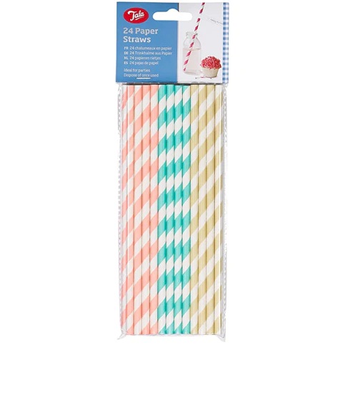 Silver Chevron Paper Straws, Small Straws, Designer Drinking Straws, Gray  Chevron Straws, 25 Pack - Silver Chevron Straws