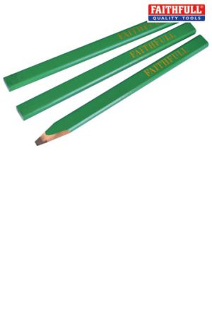 Carpenter’s Pencils – Green / Hard (Pack 3)