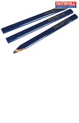 Carpenter’s Pencils – Blue / Soft (Pack 3)