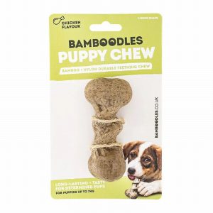 Bamboodles Puppy I-Bone Chew Toy