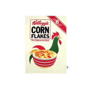 Vintage Kelloggs Cornflakes Cockerel Tea Towel