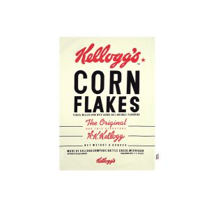 Vintage Kelloggs Cornflakes Tea Towel