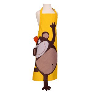 Cheeky Monkey Childrens Apron – Yellow