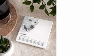 Labrador Dog Breed Ceramic Coaster