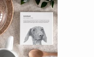 Dachshund Sausage Dog Ceramic Coaster