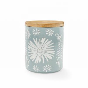 HOMESTEAD STONEWARE CANISTER – BLUE/GREY