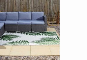 Alfresco Mats – Tropicana – Green – 150 x 210cm