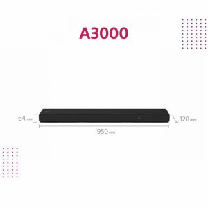 Sony HTA3000_CEK 3.1 ch Soundbar – Black