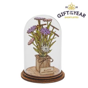 Happy Anniversary Flower Figurine