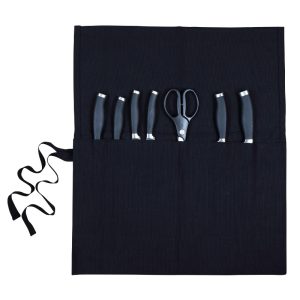 Knife Roll Wallet for 11 Knives – Black