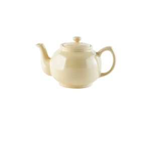 Cream 2cup Teapot