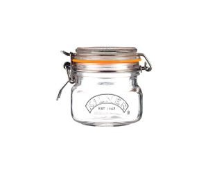 Clip Top Square Jar 0.25 Litre