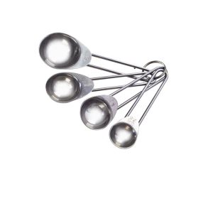 Set Of 4 Stainless Steel Measuring Spoons