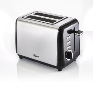 SWAN TOWN HOUSE TWO SLICE TOASTER BLACK