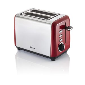 Swan Townhouse 2 slice Toaster Red ST14015RN