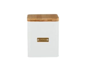 Otto Square White Cookie Storage