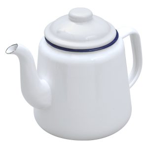 Falcon Enamel Teapot 14cm/1.5L in White