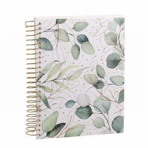 Notebook spiral leaves
