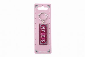 Live Happy ‘My Keys’ Enamel Keyring